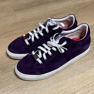 Isaia sneakers in Purple size 11 US/44 EU